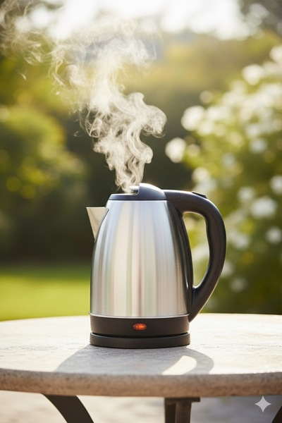 HAIZOL Electric Kettle | 2.0L Stainless Steel | 360° Swivel Base | BPA Free Interior