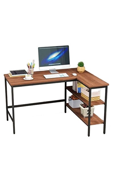 KEKE مكتب كمبيوتر على الطراز الحديث للطلاب والمحترفين مثالي للاستخدام في المك...