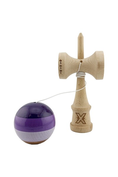 Nomarks Kendama X Original (Flippy) - Professional, Big Cups V2, Super Sticky, Purple/Lilac