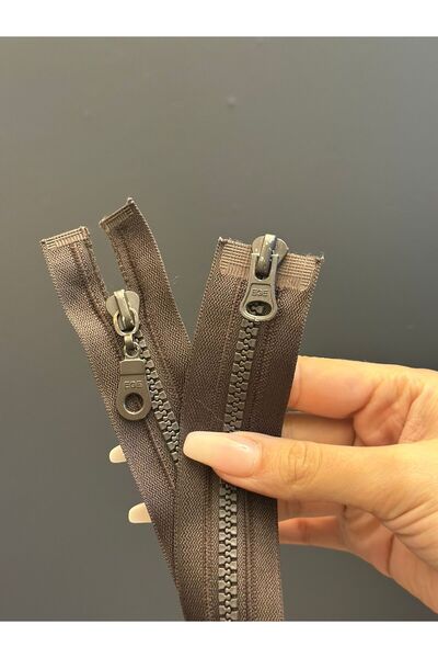 Gönülden Tasarım 52x3 см кафяв цип със зъбци