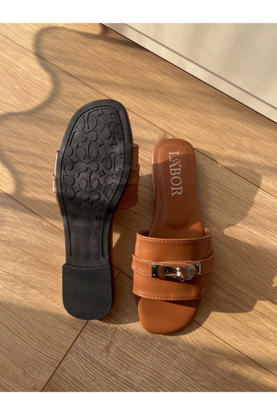 labor Selection Buckle Detail Soft Sole Women's Slippers