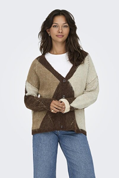 ONLY ONLNOEME JQ LS LIFE CARDI V-NECK KNT