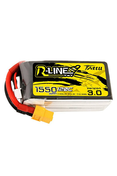 Lubluelu Battery Tattu R-Line Version 3.0 1550mAh 14.8V 120C 4S1P XT60