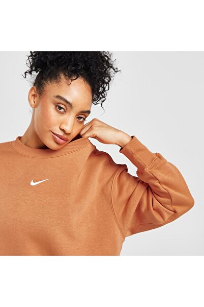 Nike Îmbrăcăminte sport Phoenix Fleece Oversized Hanorac casual pentru femei, bej, DQ5733 ASLAN SPORT