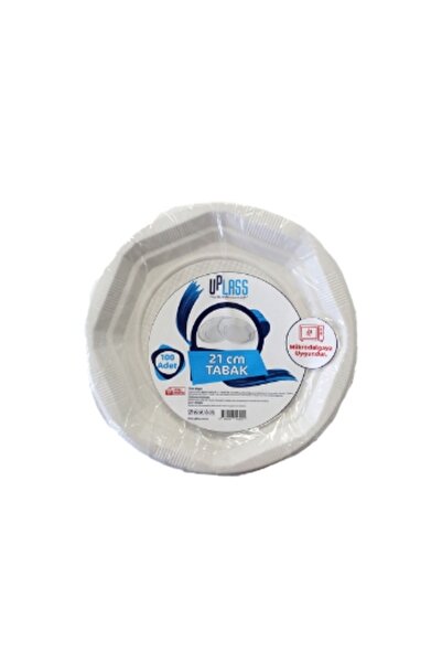 Niceplast طبق بلاستيك 21 سم. 100 قطعة 2 نوع