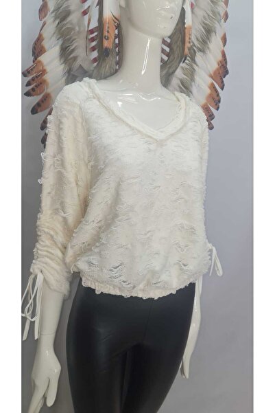 Massella V Yaka Eskitmeli Bluz