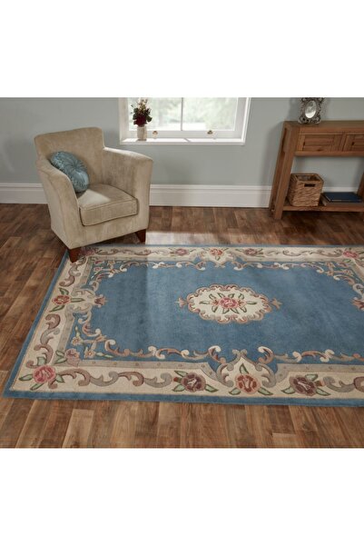 Talis Blue Aubusson carpet 75X150 cm, Flair Rugs
