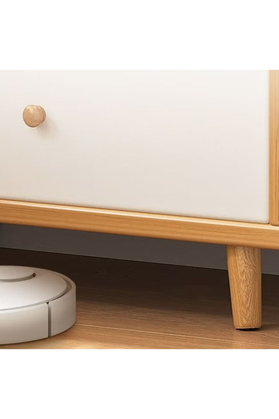 KEKE Multi Layer Storage Bookshelf Rack Stylish Living Home Storage & Display Cabinet 40cm Beige Color