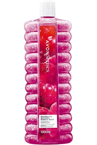 AVON Gel de duș cu spumă Senses Raspberry Delight, 1000 ml
