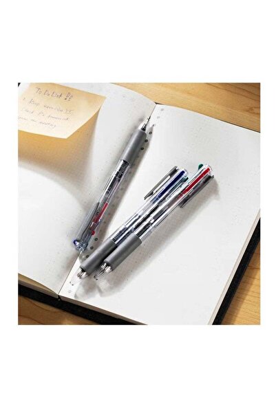 Deli 1-Piece Multi Ink Ballpoint Pen With Four Ink Colours