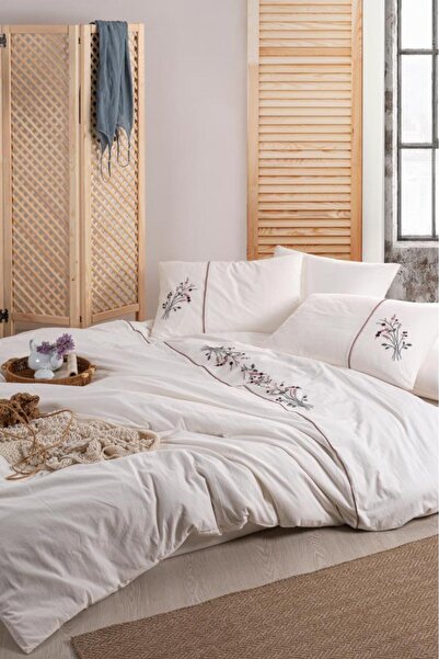 Çeyiz Diyarı طقم غطاء لحاف مزدوج من آريا مكون من 6 قطع مصنوع من القطن بنسبة 1...