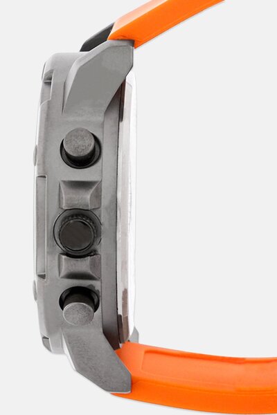 RBX Women P4390-22072894 Silicon Strap Digital Watch 40 mm, Orange