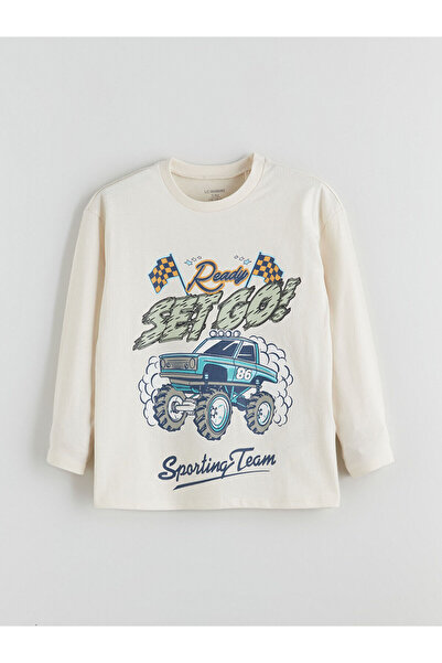 LC Waikiki Crew Neck Printed Boy's T-Shirt