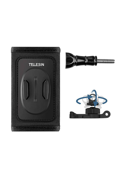 TELESIN curea pentru rucsac cu cârlig J 360° pentru GoPro/Osmo Action (GP-BPM...