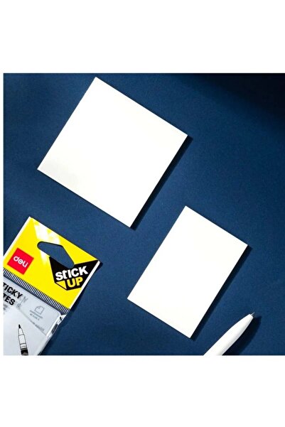Deli Sticky Notes Milky White Semi Transparent 50 Sheets