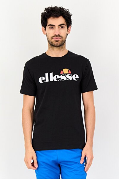 Ellesse Men Sportswear Fit Short Sleeve Outdoor T-Shirt, Black