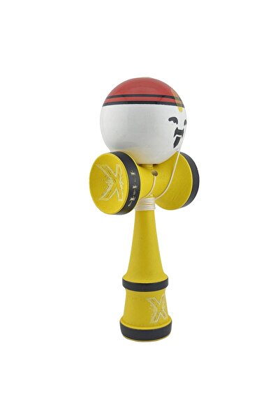 Kendama X Original Professional Flippy Big Cups V2 Super Sticky, Yellow Handle