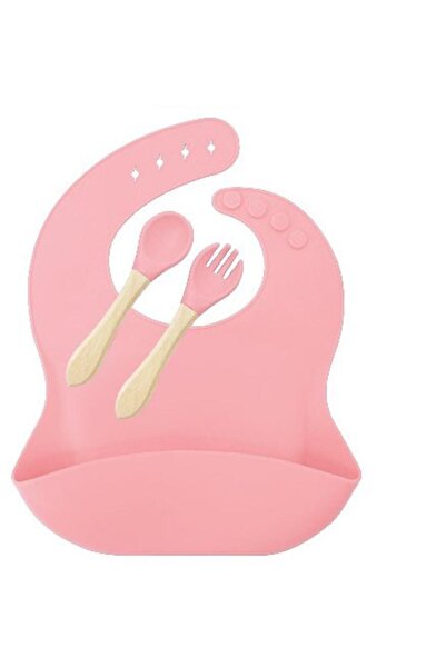 OEM Set Hranirea Bebelusului, Hrana/diversificare, Silicon, 8 piese, Roz