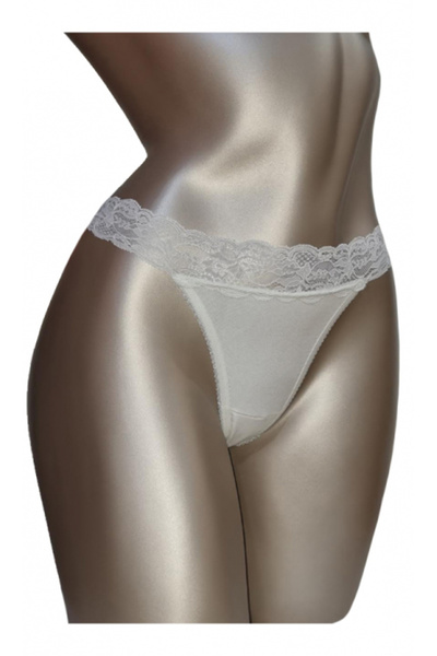 Ioana boutique Ivory thong panties