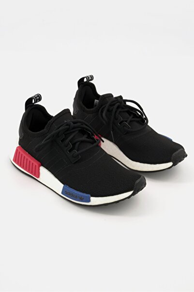 adidas Kids NMD Lace Up Outdoor Shoes, Black