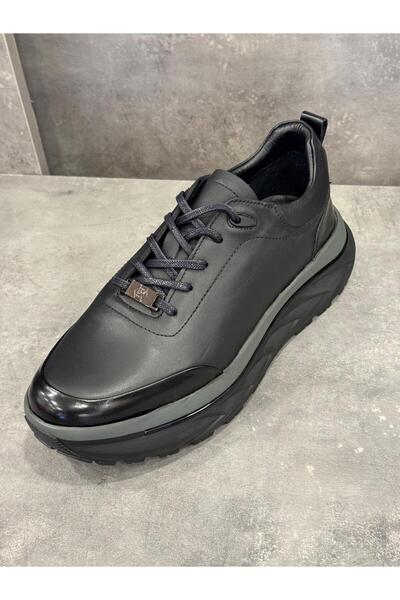 MARCOMEN Handmade Genuine Leather High Sole Casual Shoes