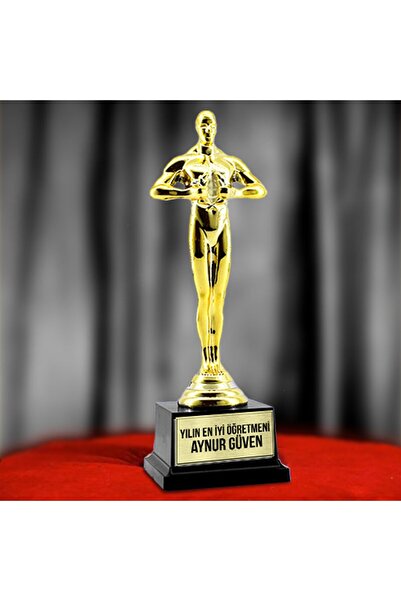 Sevilla Kişiye Özel Öğretmenler Günü Ödül Ürünü Oskar Heykelciği Kupa Plaket Büyük Boy