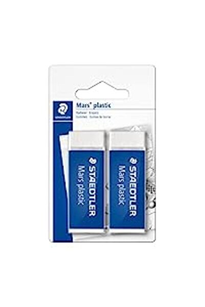 Staedtler Mars Plastic Eraser 526 50 BK2D – Pack of 2, Latex & Phthalate Free