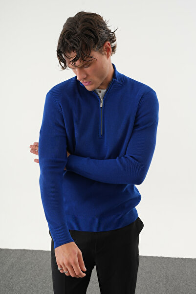 No Way Чоловічий светр Regular Fit з напівзастібкою Basic Triko