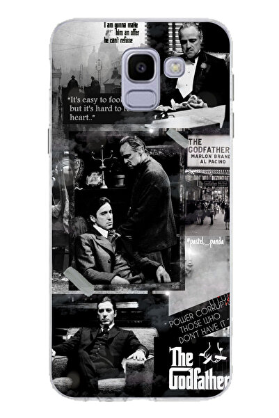 TechTree حافظة سيليكون متوافقة مع هاتف سامسونج جالاكسي J6 بتصميم فيلم The God...