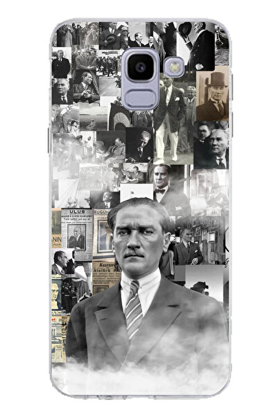 TechTree حافظة سيليكون متوافقة مع هاتف سامسونج جالاكسي J6 مصطفى كمال أتاتورك ...