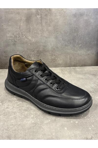 MARCOMEN Handmade Genuine Leather Casual Shoes with Vibration and Massage Sole Feature