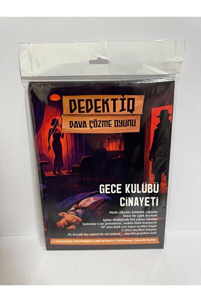 Genel Markalar Dedektif Dava Çözme Oyunu Gece Kulübü Cinayeti