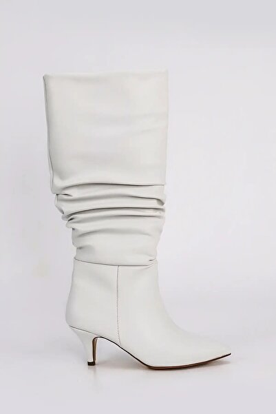 kajal ayakkabı SLÇ 107 Тонкі черевики на низькому каблуці з манжетою