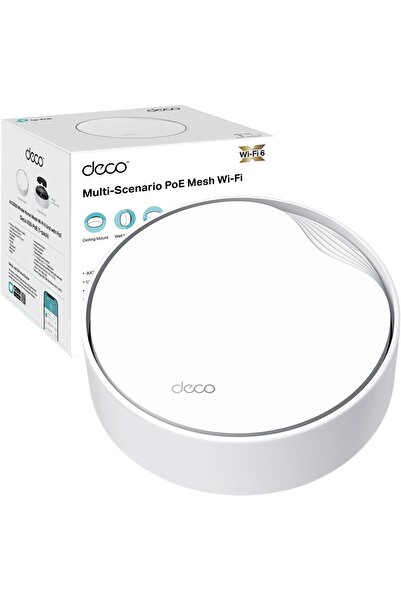 TP-LINK Deco X50-PoE AX3000 Router - Wi-Fi 6 Dual-Band, PoE, Supports 150 Devices