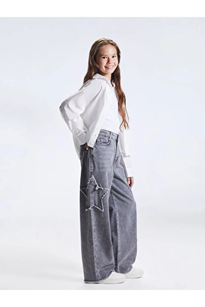 LC Waikiki Дънки с широки крачоли за момичета