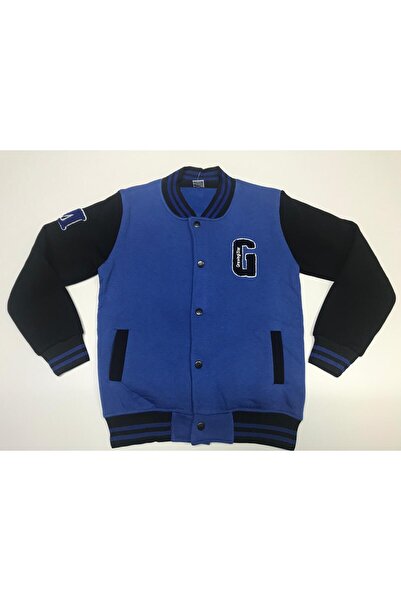 Baby Slon Kids Clup Kışlık 3 İplik Nakışlı Cepli Unisex Kolej Ceket Sweatshir...