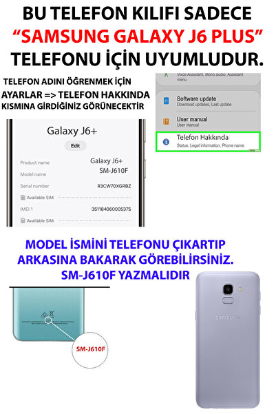 TechTree Samsung Galaxy J6 Plus Compatible Kerem Aktürkoğlu Sevinç Printed Silicone Case