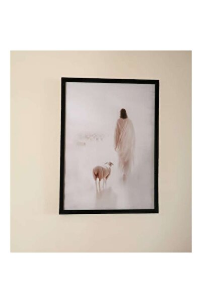 OEM Pictură ilustrativă creștină inspirată de Matei 18:12 ISUS și oaia pierdu...