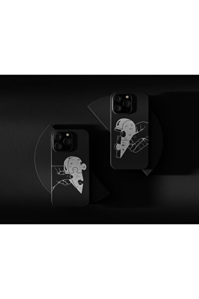 Raska Home حافظة متوافقة مع آيفون 13/14/15 لعام مطبوع، حافظة للأزواج