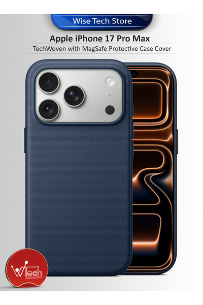 Wtech غطاء حماية تيك ووفِن مع ماج سيف لهاتف أبل آيفون 17 برو ماكس 5G 2025