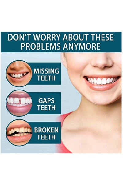 Generic Temporary Veneers, 2 PCS Dentures for Men and Women