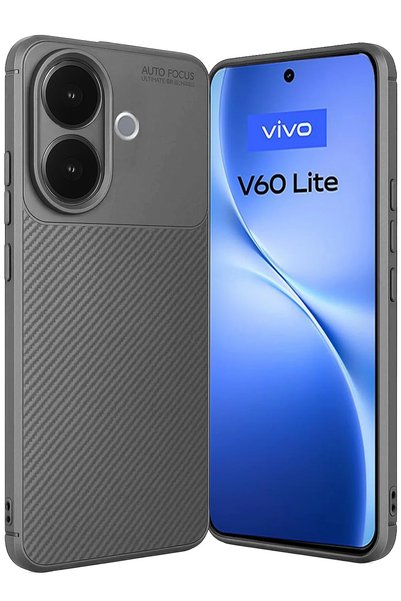 New Face غطاء كربون MTXDPN Vivo V60 Lite مع تركيز تلقائي (185954) - رمادي