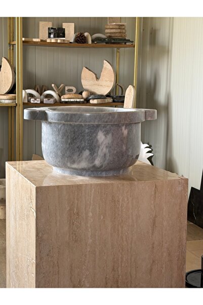 Genel Markalar Grey mermer Afyon gri kurna hamam kurnası