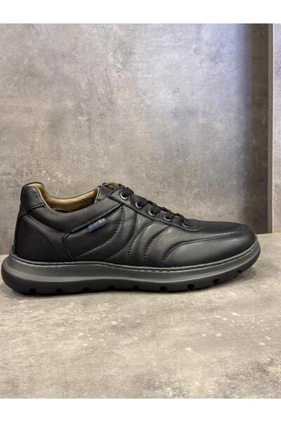 MARCOMEN Handmade Genuine Leather Casual Shoes with Vibration and Massage Sole Feature