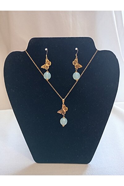 OEM 18K Gold-Plated Jewelry Set with Opal