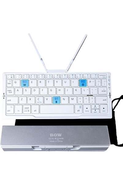 OEM Pocket Foldable Bluetooth Keyboard with Magnetic Stand, Rechargeable, Compatible with Tablets and Mo