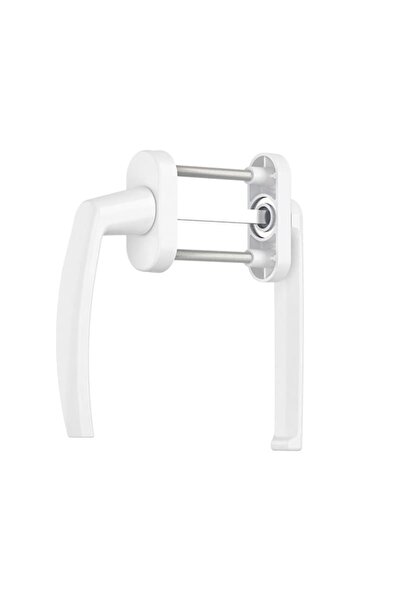 Medos Double handle, Medos, Victory model, balcony door, flat exterior, white