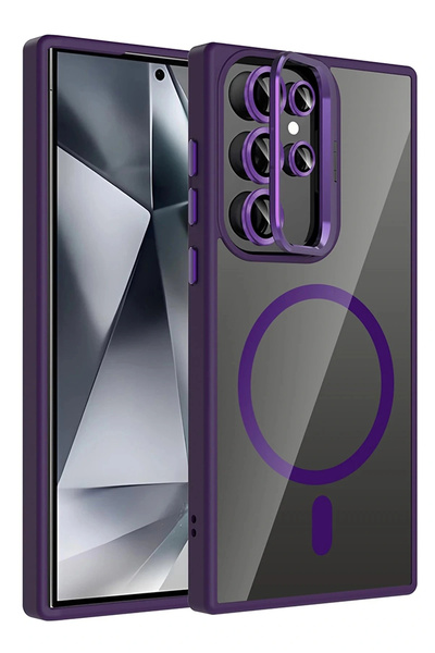 ceppark غطاء حماية ليتاتريند لهاتف سامسونج جالاكسي إس24 ألترا مع عدسة ريميم و...