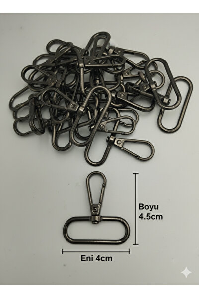 Zeyora Atașament pentru breloc din macrame, 10 bucăți, cârlig cu sârmă, inel ...