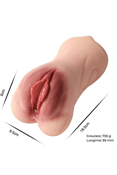 Obsessia Masturbator automat ultra-realist cu 3 canale MissHer, din silicon premium, jucarii sexuale, 3D